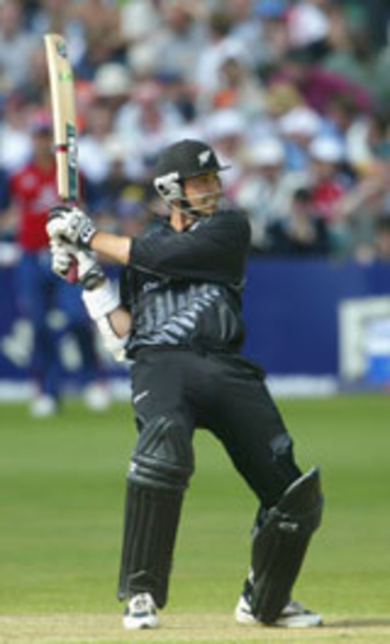 Stephen Fleming batting, England v New Zealand, NatWest Series, Bristol, July 4, 2004