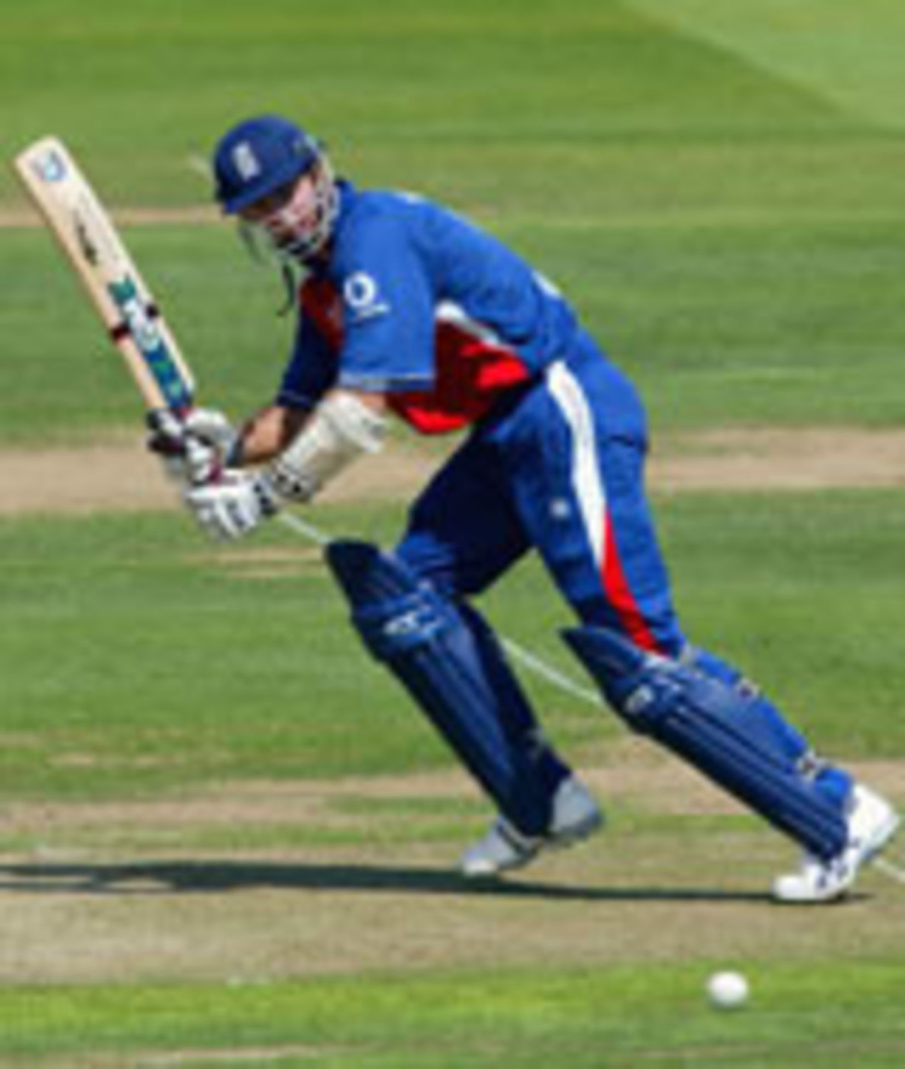 Michael Vaughan batting, England v West Indies, NatWest Series, July 6, 2004