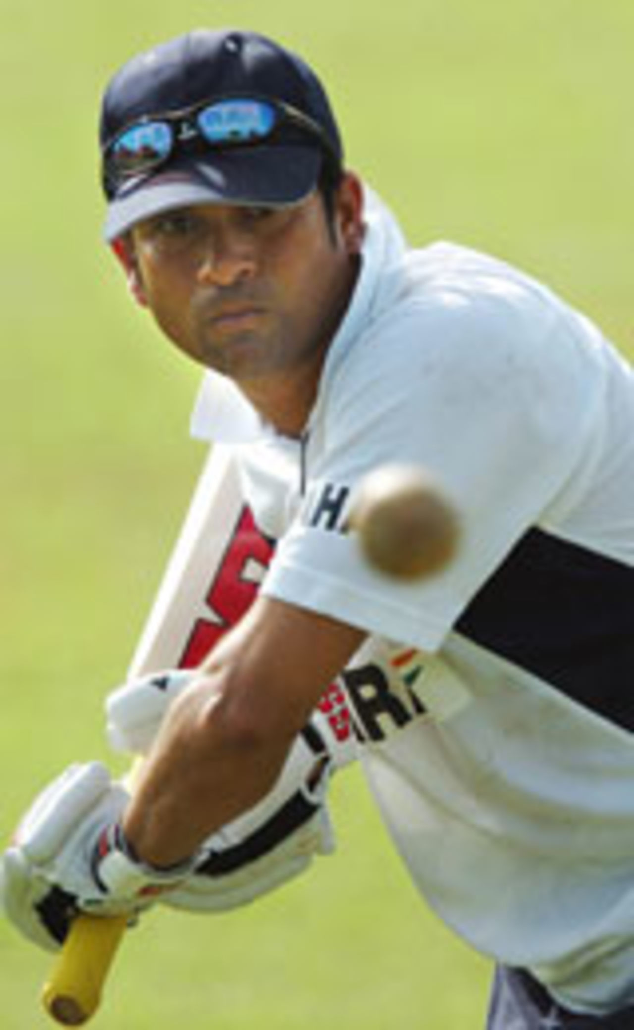 Sachin Tendulkar in practice, Colombo, July 14, 2004