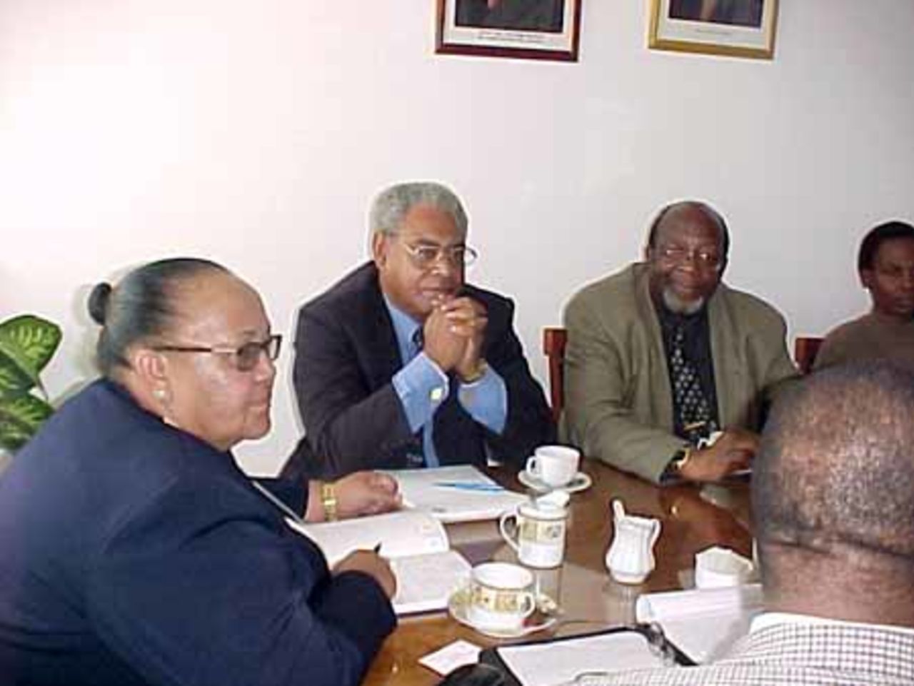 Minister, RDM and Tim during vist to Lesotho