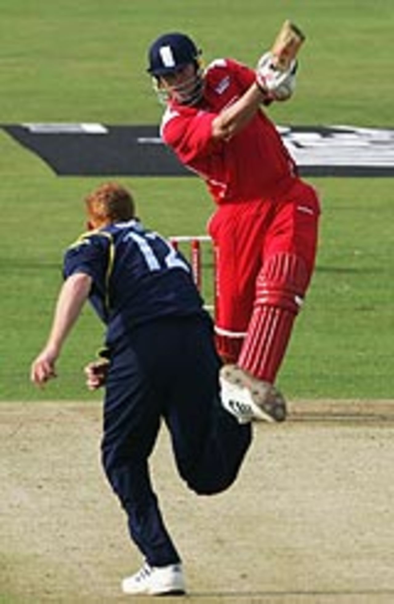 Not even Andrew Flintoff's brilliant 85 from 48 balls could prevent Lancashire from slumping to defeat against Yorkshire at Headingley, July 14, 2004