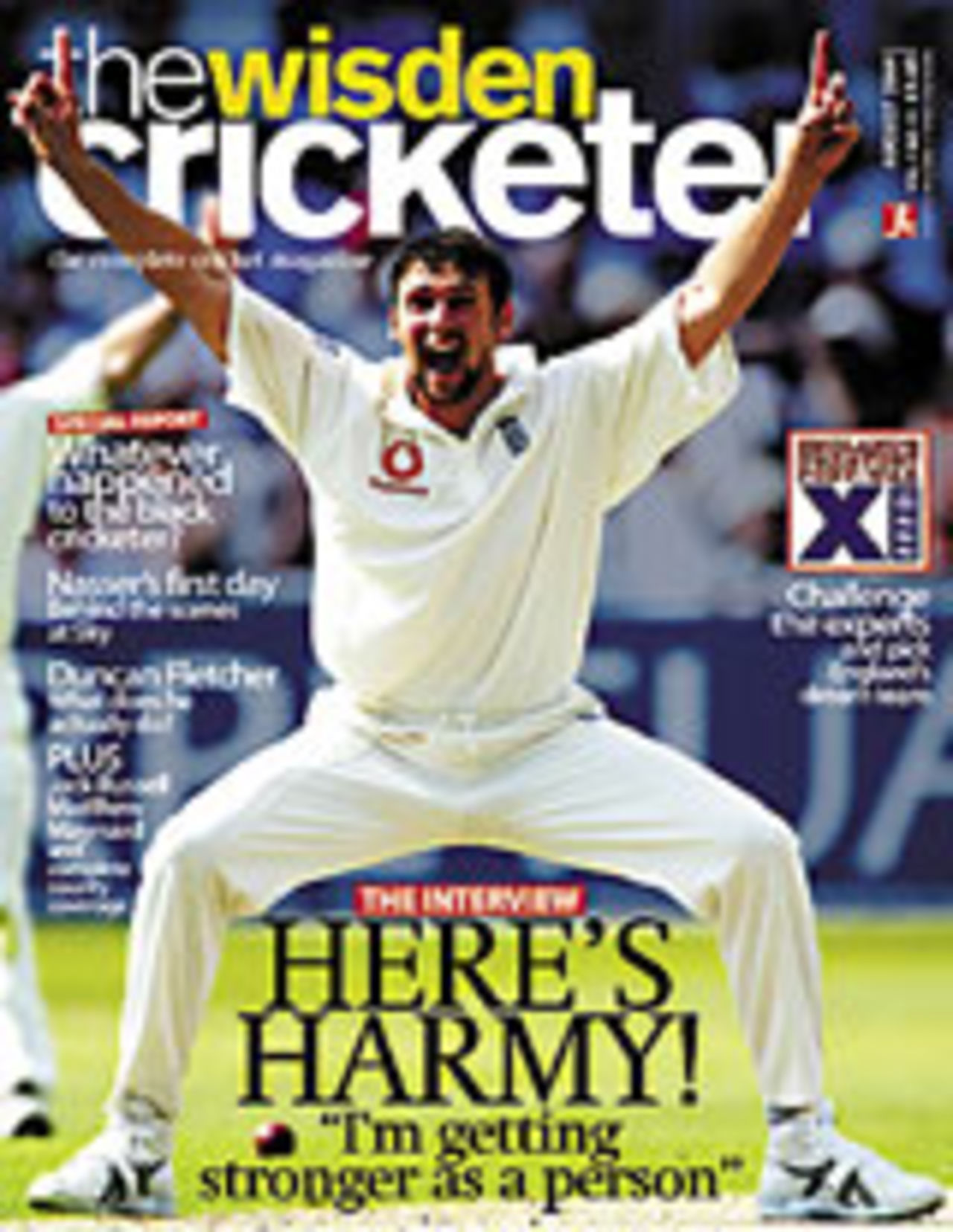 The Wisden Cricketer August cover