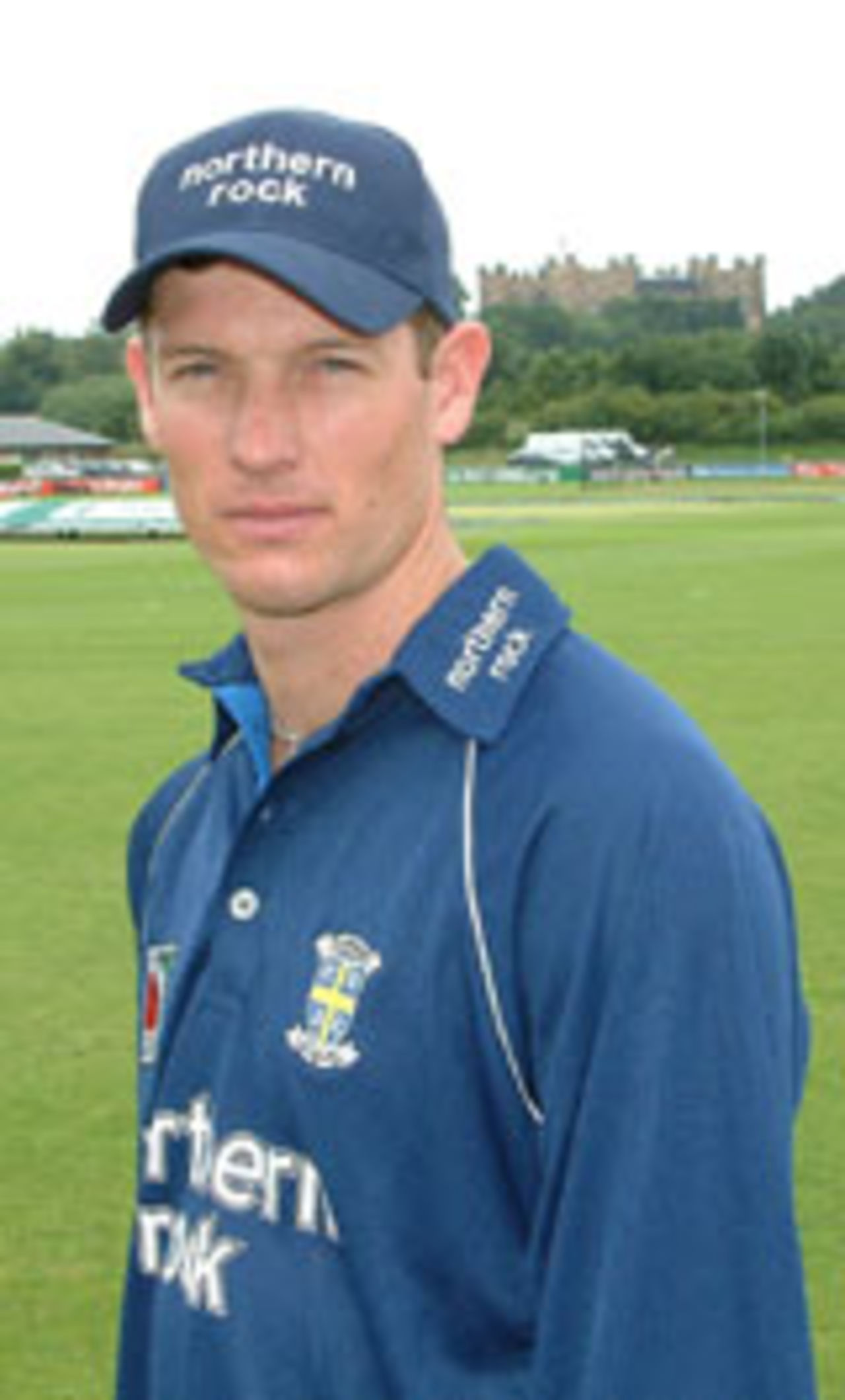 Andy Blignaut in Durham colours, July 15 2004