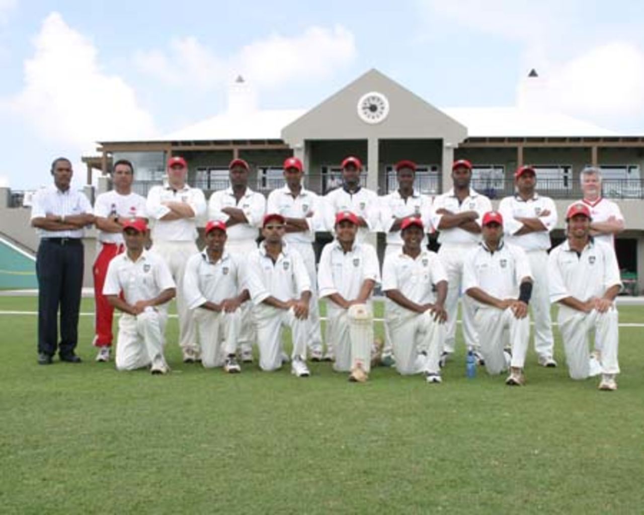 Canada squad - winners of 2004 Americas Cricket Championships in Bermuda
