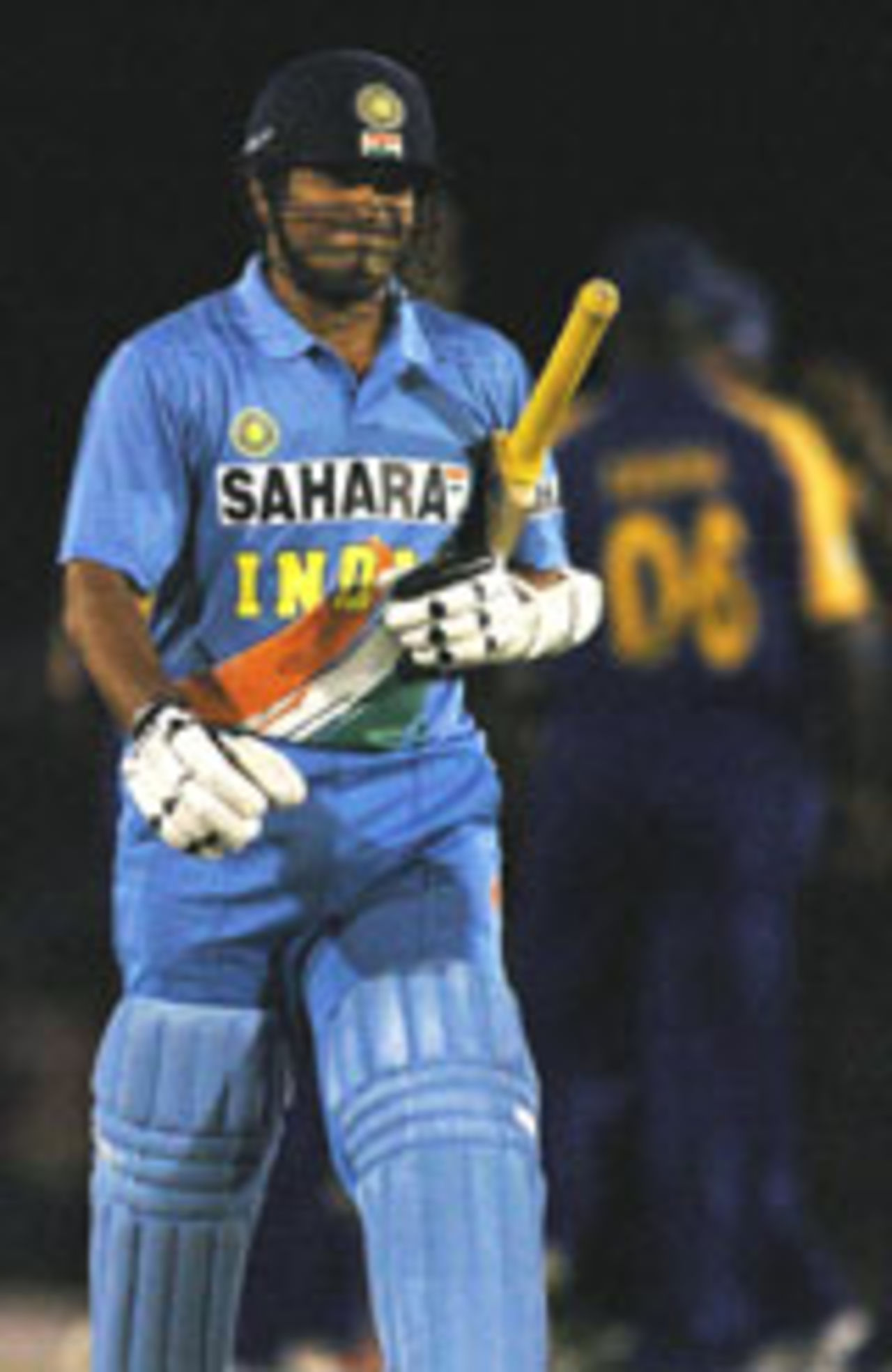 Sachin Tendulkar walks off, Sri Lanka v India, Dambulla, Asia Cup, July 18, 2004