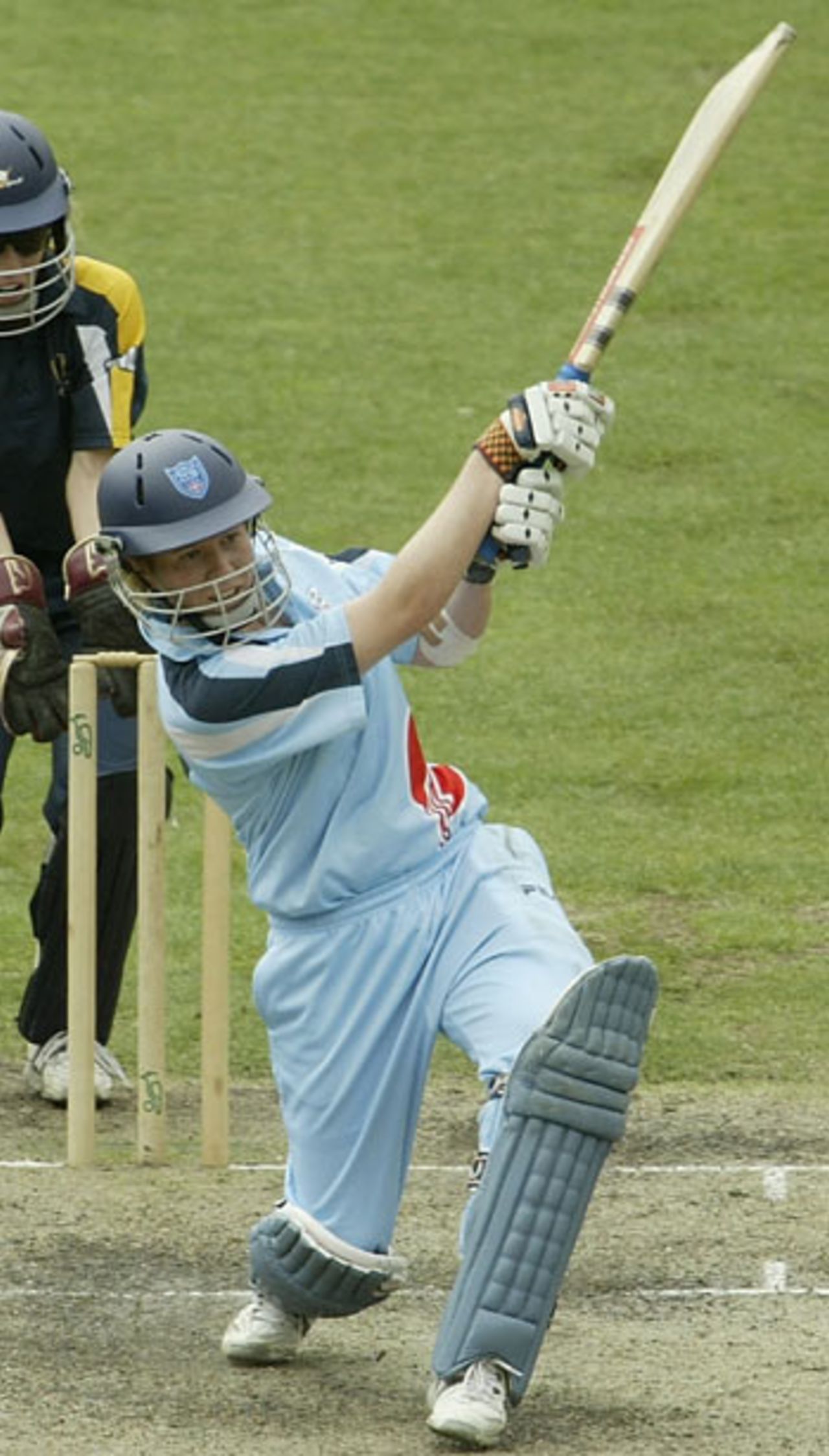 Kate Blackwell of NSW in action during game two the Women's National Cricket League Finals Series match between the Vic Spirit and the NSW Breakers, MCG, February 1, 2004