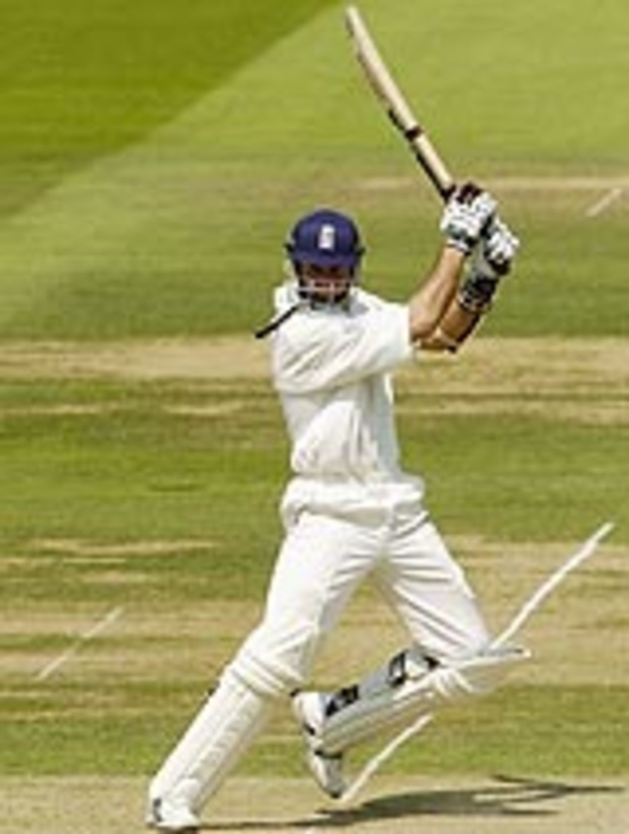 Michael Vaughan: back to form with his 12th Test century, on the second day against West Indies at Lord's, England v West Indies, 1st Test, Lord's, July 23, 2004
