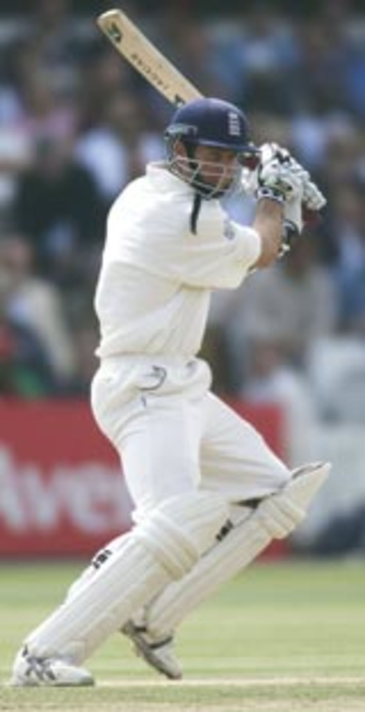Michael Vaughan smashes another boundary, England v West Indies, 1st Test, Lord's, 4th day, July 25 2004