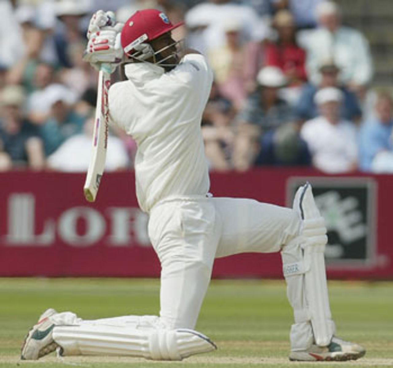 Omari Banks cuts loose, England v West Indies, 1st Test, July 24 2004
