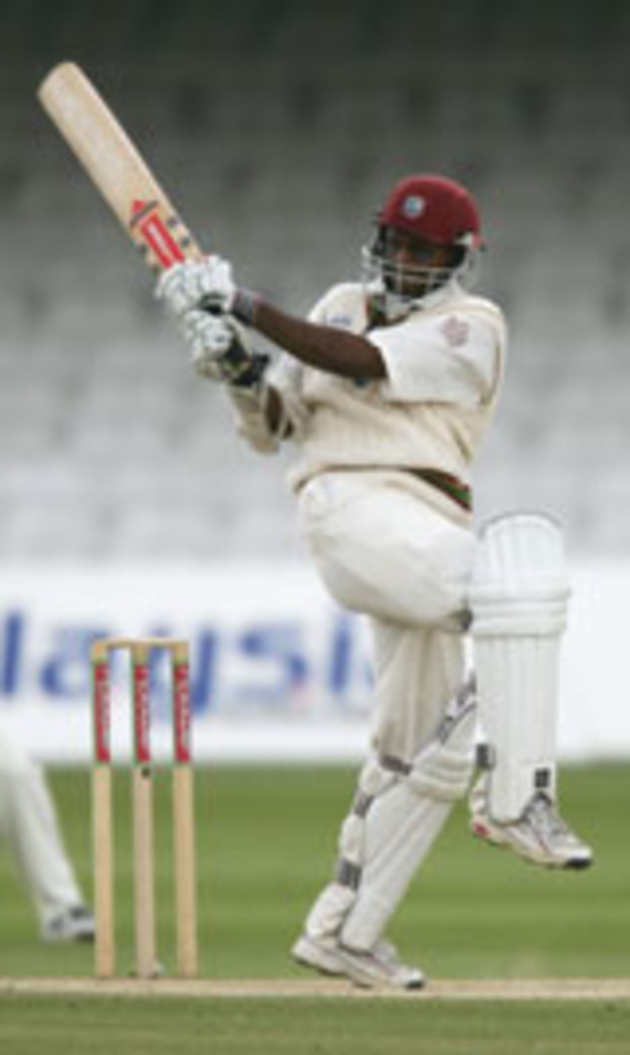 Shivnarine Chanderpaul pulls, England v West Indies, 1st Test, Lord's, July 26, 2004