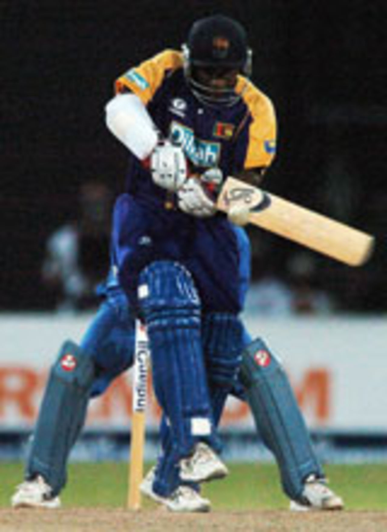 Sanath Jayasuriya batting, Sri Lanka v India, Asia Cup, Colombo, July 27, 2004