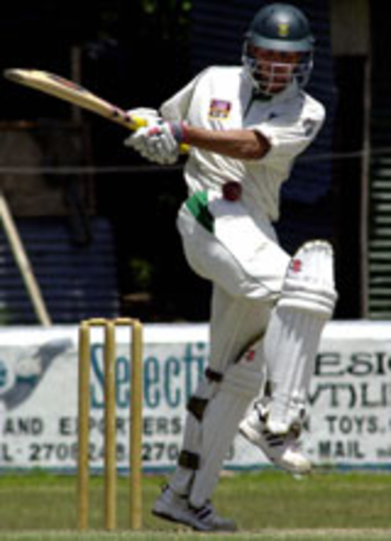 Jacques Rudolph batting, Sri Lanka Board President's XI v South Africans, Colombo, July 31, 2004