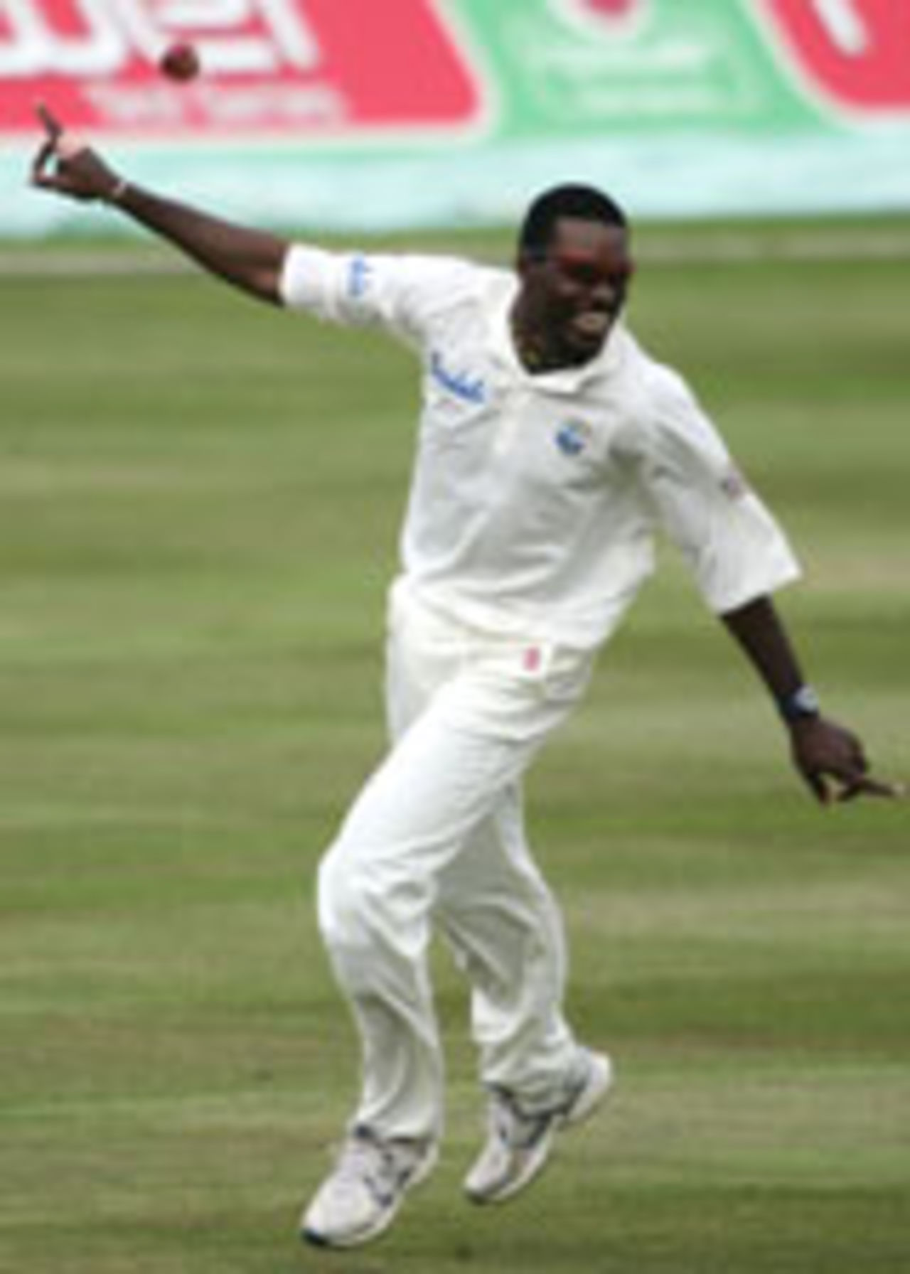 Chris Gayle celebrates a catch, England v West Indies, 2nd Test, Edgbaston, July 31, 2004