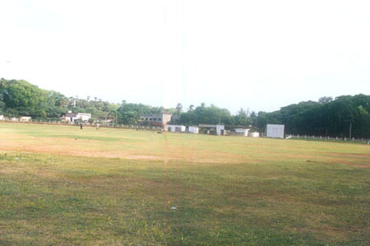 The Long shot of the Central Polytechnic India Pistons Ground
