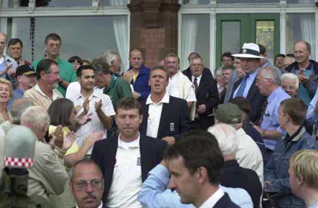 100th Test Match Cap presentation at Old Trafford, 2000