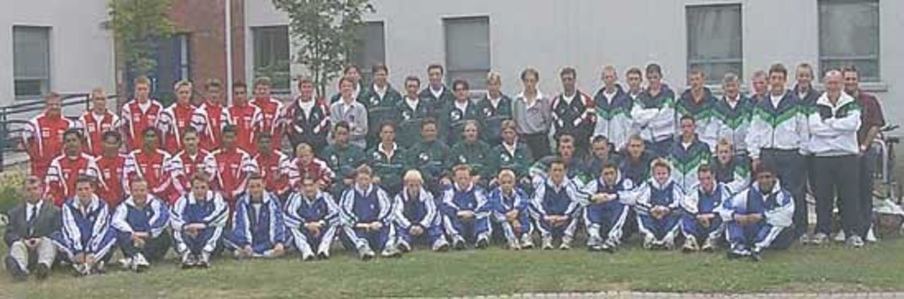 Denmark,Holland,Ireland and Scotland all four teams competing in the Under-17 European Cricket Council.