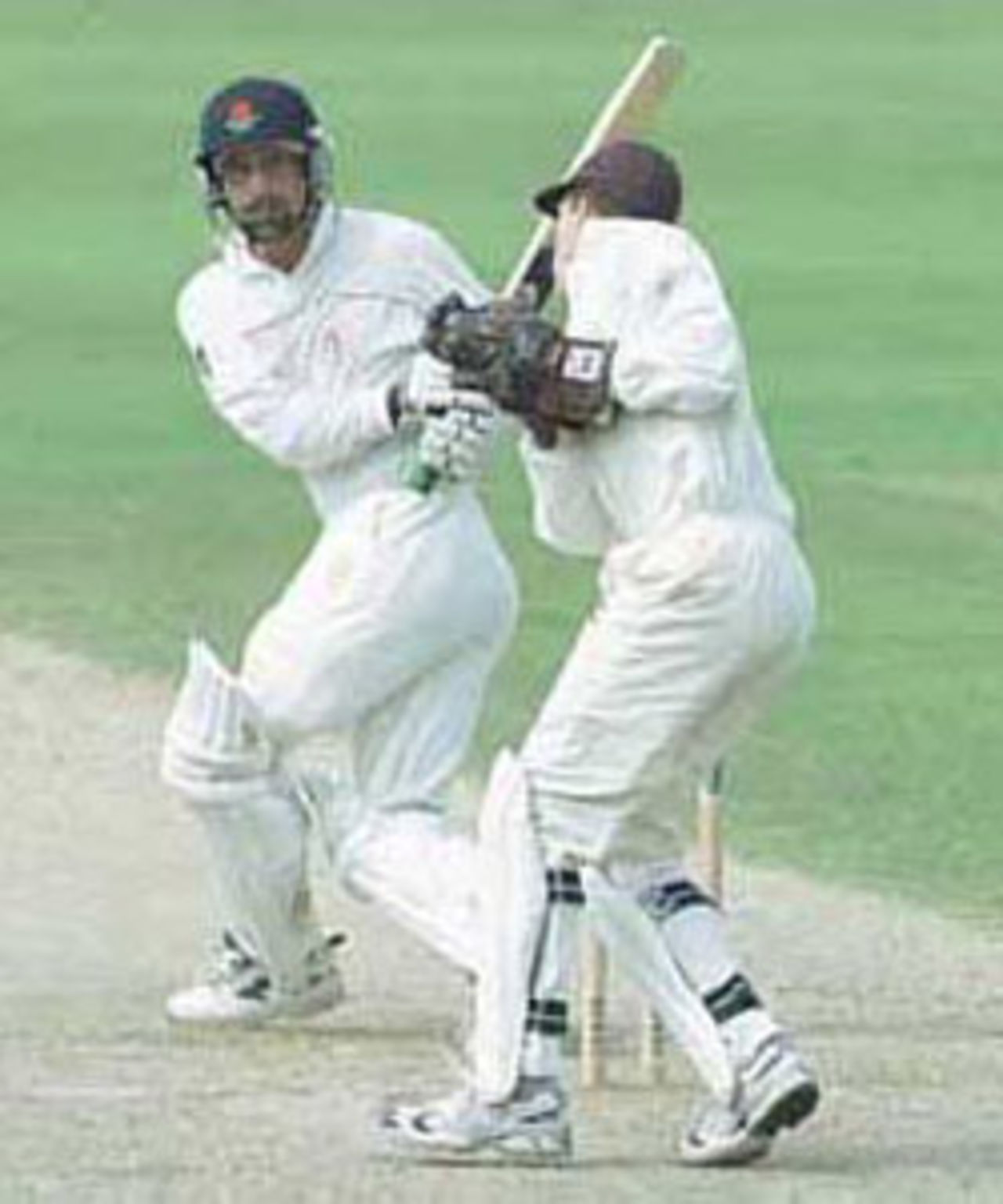 Scuderi manages to get the ball fine past the keeper, PPP healthcare County Championship Division One, 2000, Surrey v Lancashire, Kennington Oval, London, 02-05 August 2000(Day 4).