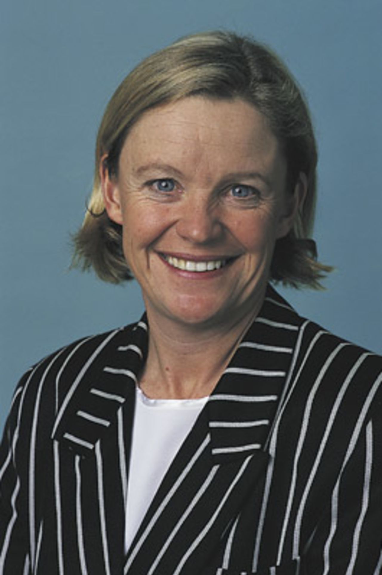 Portrait of Catherine Campbell, at Lincoln, July 2000 - New Zealand training squad member for the CricInfo Women's World Cup 2000