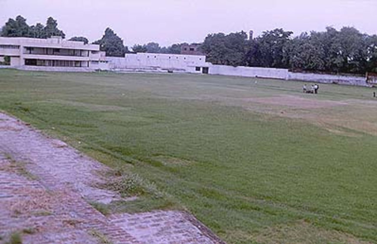 A side on view of the pavilion at Kamla Club ground, Kamla Club Ground, Kanpur