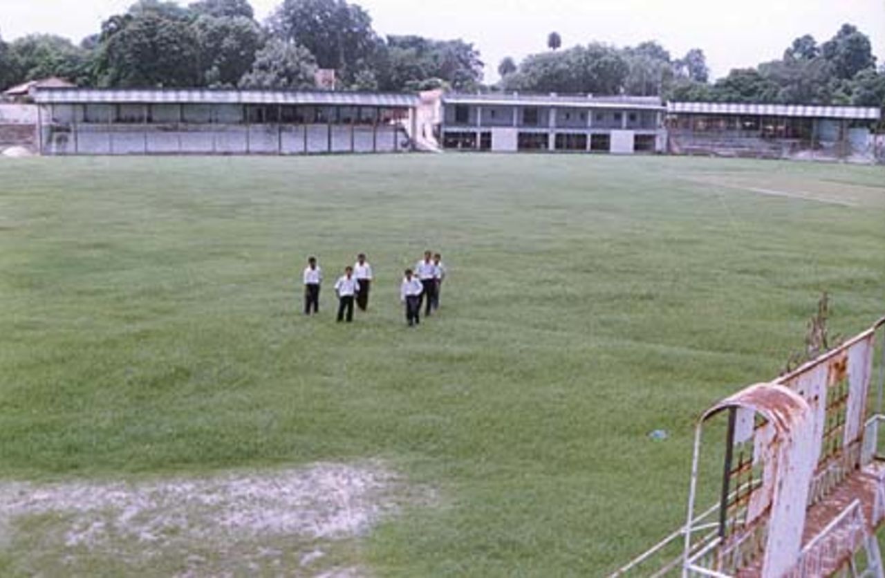 A panoramic view of the OEF ground pavilion,  Ordinance Equipment Factory Ground, Kanpur