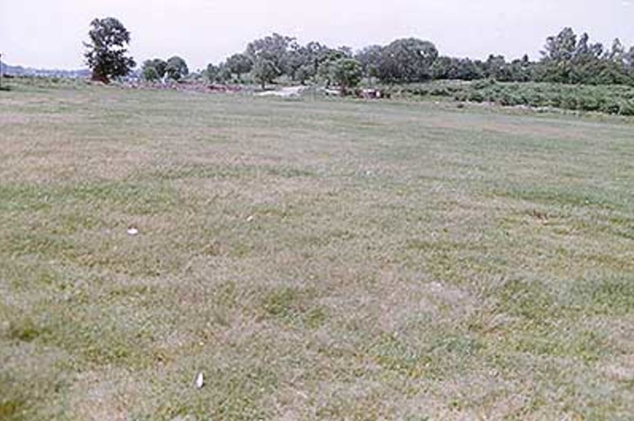 The turf at the Gomti ground in Lucknow
