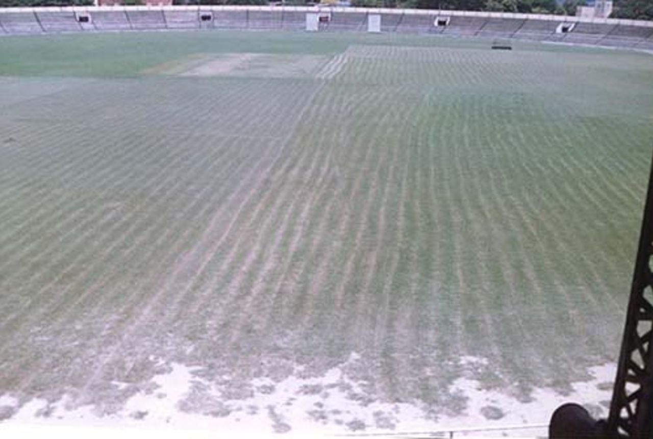The panoramic view of the ground from the pavilion, KD Singh Babu Stadium, Lucknow