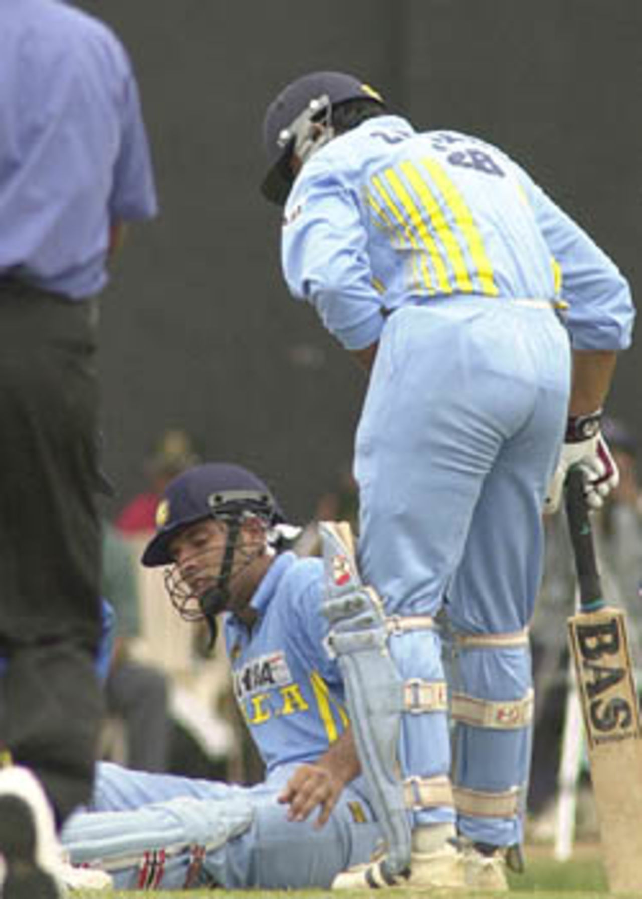 1 August 2001: Coca-Cola Cup (Sri Lanka) 2001, 8th Match, India v Sri Lanka, Sinhalese Sports Club, Colombo