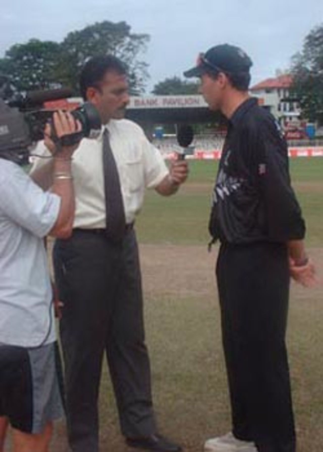 2 August 2001: Coca-Cola Cup (Sri Lanka) 2001, 9th Match, India v New Zealand, Sinhalese Sports Club, Colombo