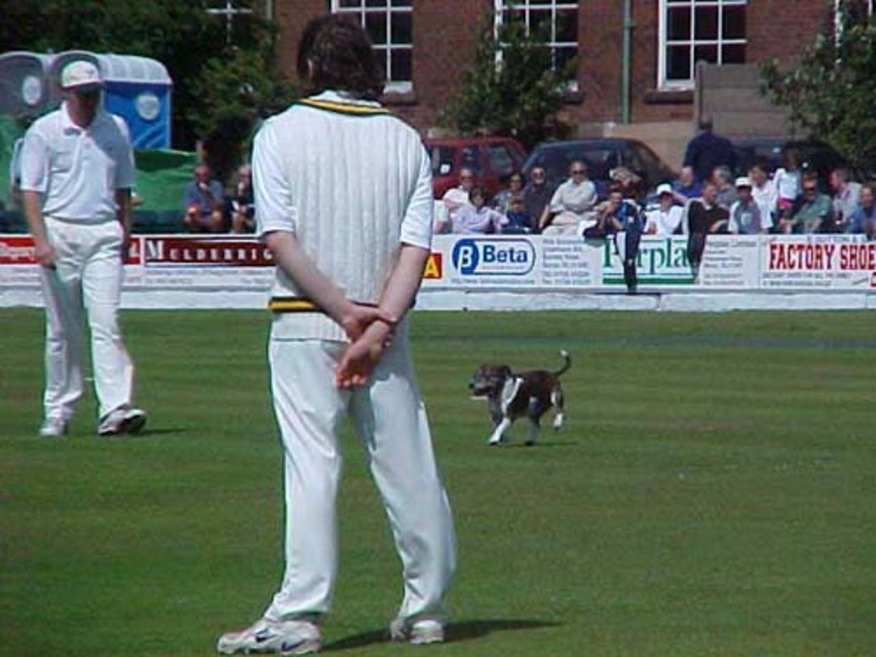 An extra fielder came on for Ramsbottom