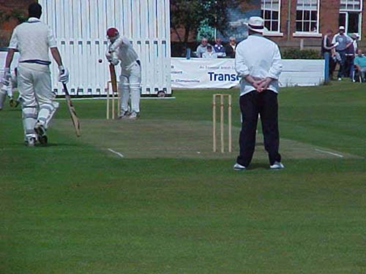 Ramsbottom's Mick Haslam bowled a lively opening spell to Peter Thompson