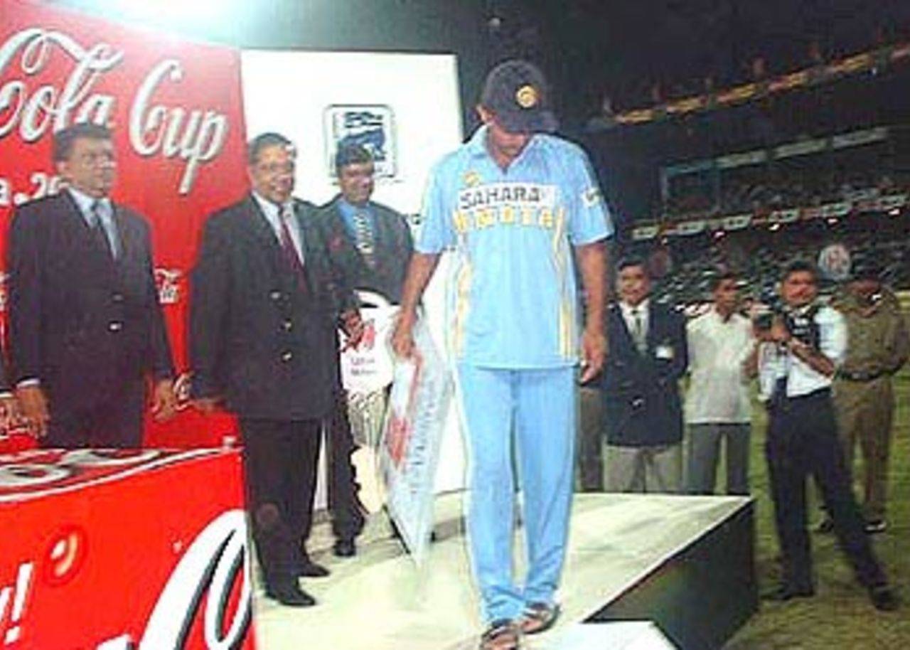 5 August 2001: Coca-Cola Cup (Sri Lanka) 2001, Final Match, India v Sri Lanka, R.Premadasa Stadium, Colombo