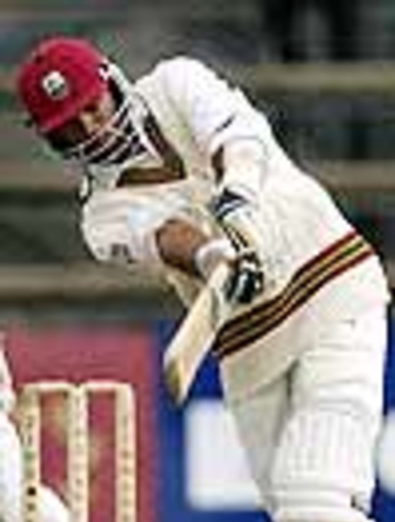 Batting for the West Indies on the 2001 tour of East Africa