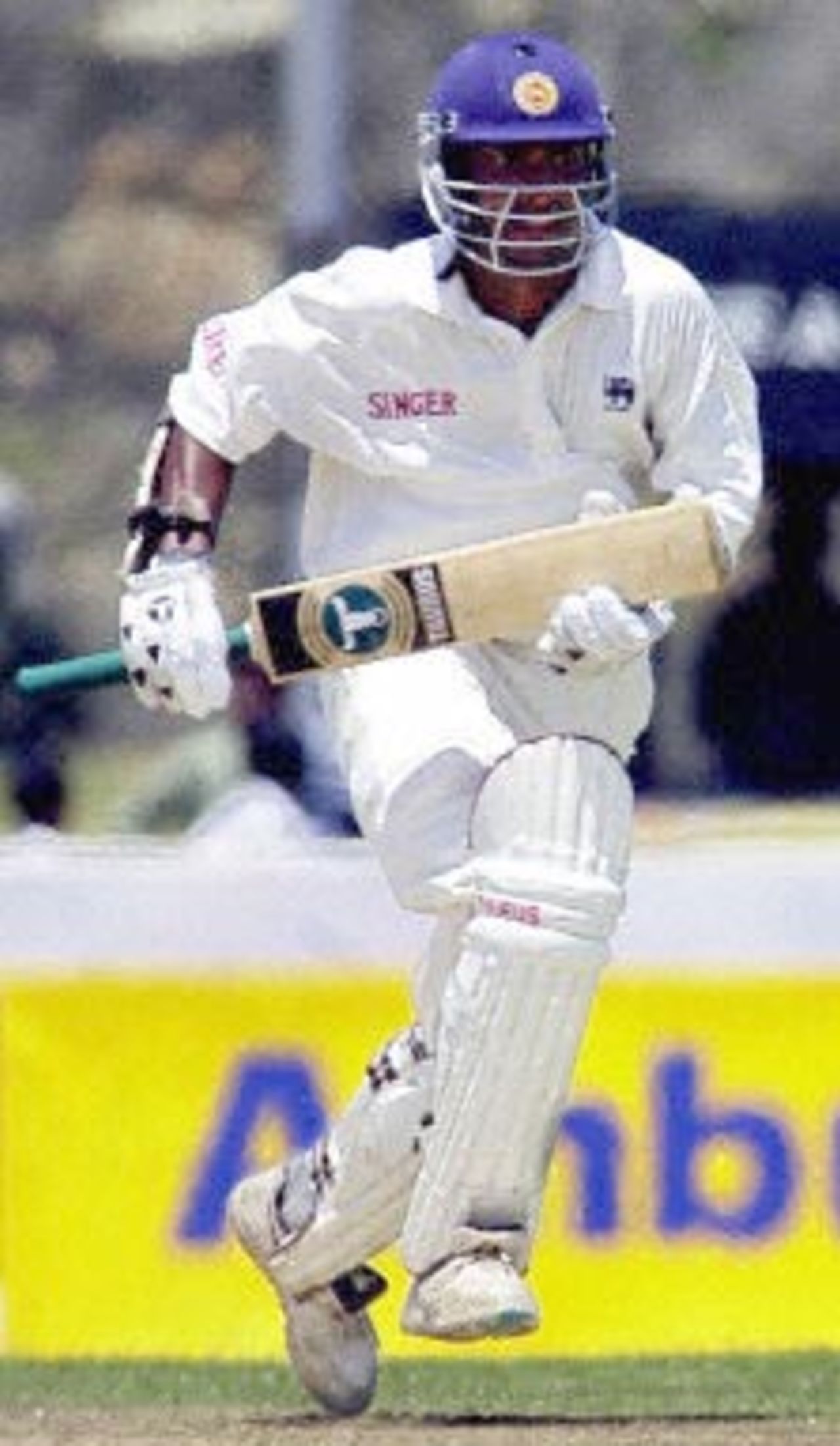 15 August 2001: India in Sri Lanka 2001, 1st Test, Sri Lanka v India, Galle International Stadium, 14-18 August 2001, (Day 2)
