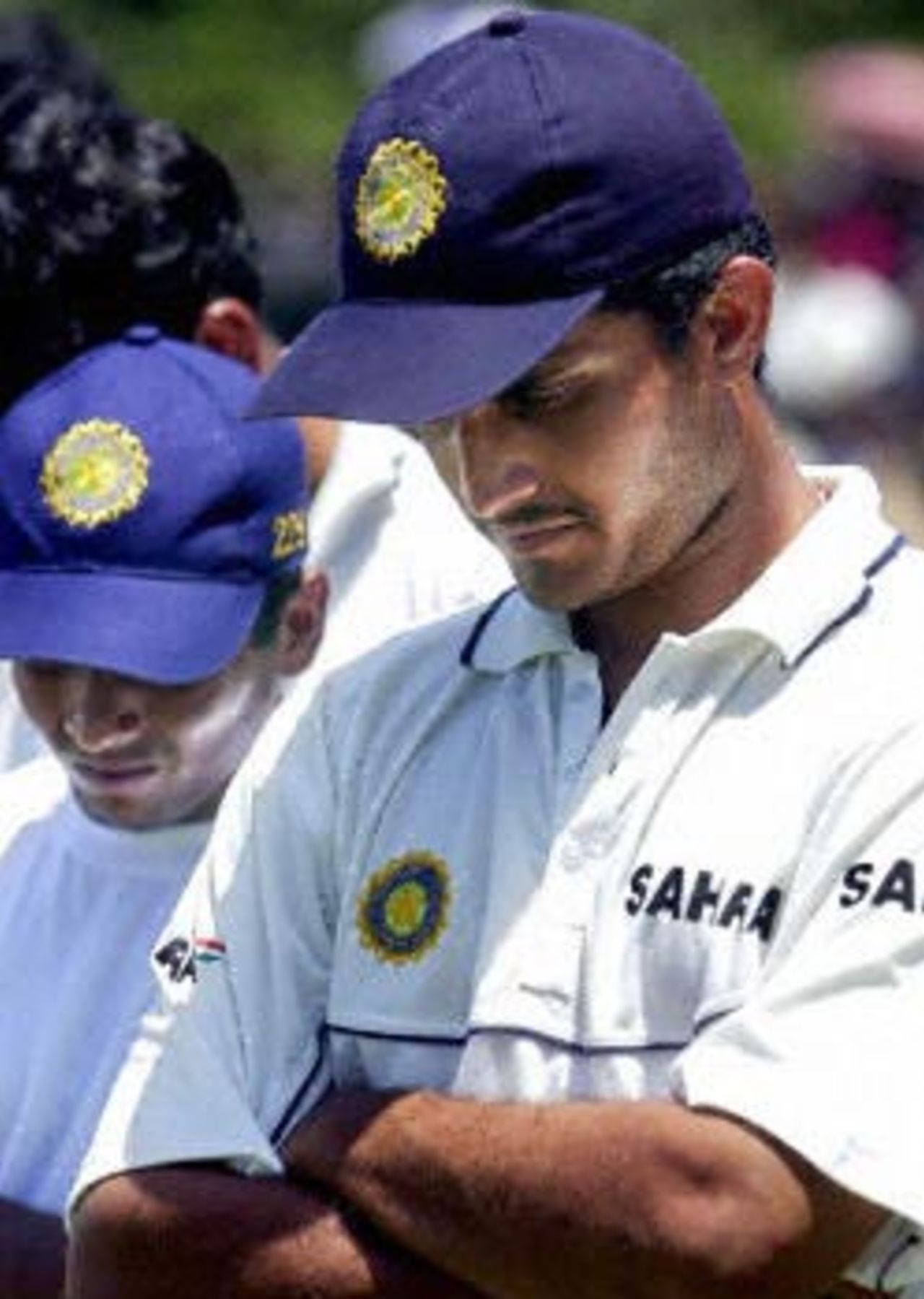 17 August 2001: India in Sri Lanka 2001, 1st Test, Sri Lanka v India, Galle International Stadium, 14-18 August 2001, (Day 4)