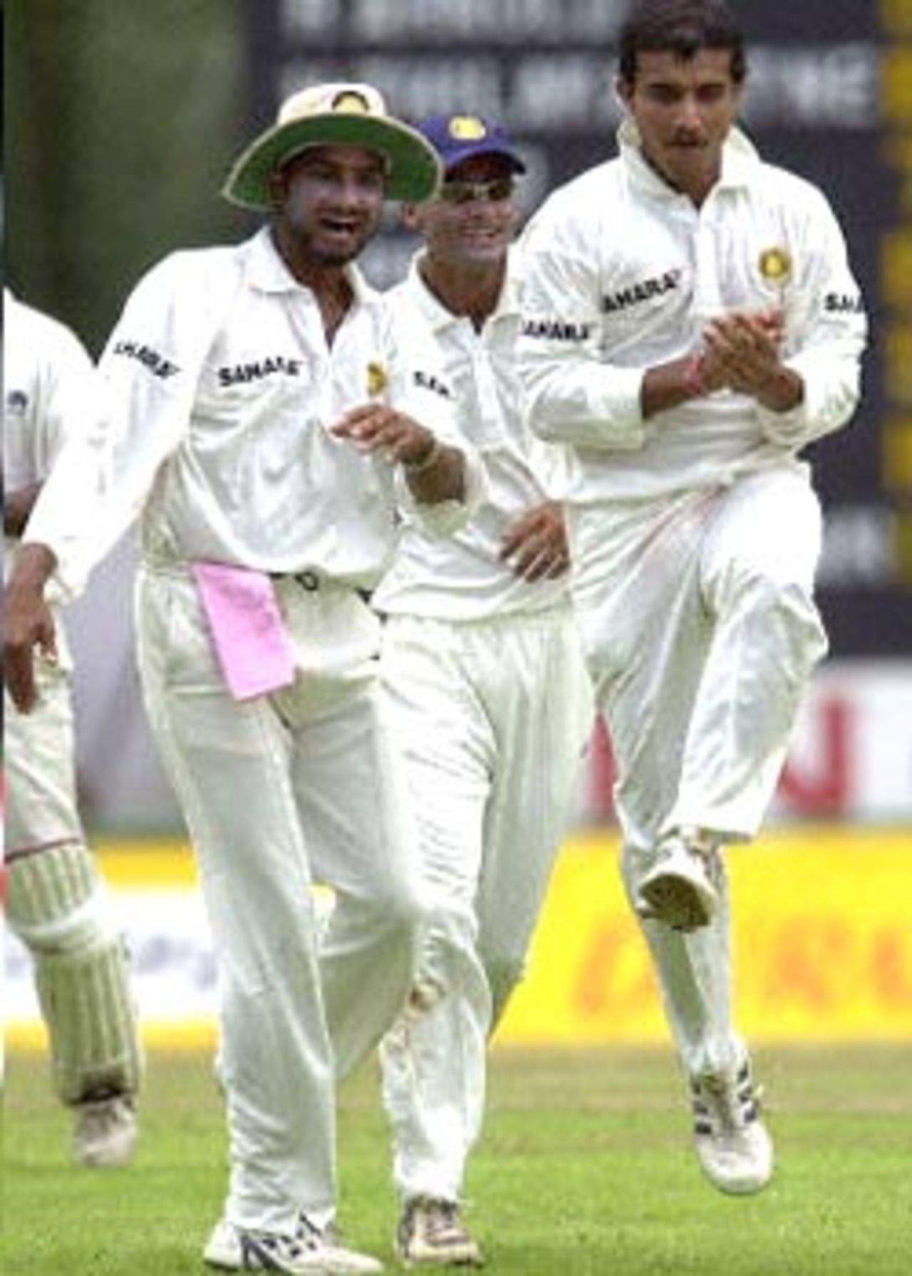 22 August 2001: India in Sri Lanka 2001, 2nd Test, Sri Lanka v India, Asgiriya Stadium, 22-26 August 2001, (Day 1)