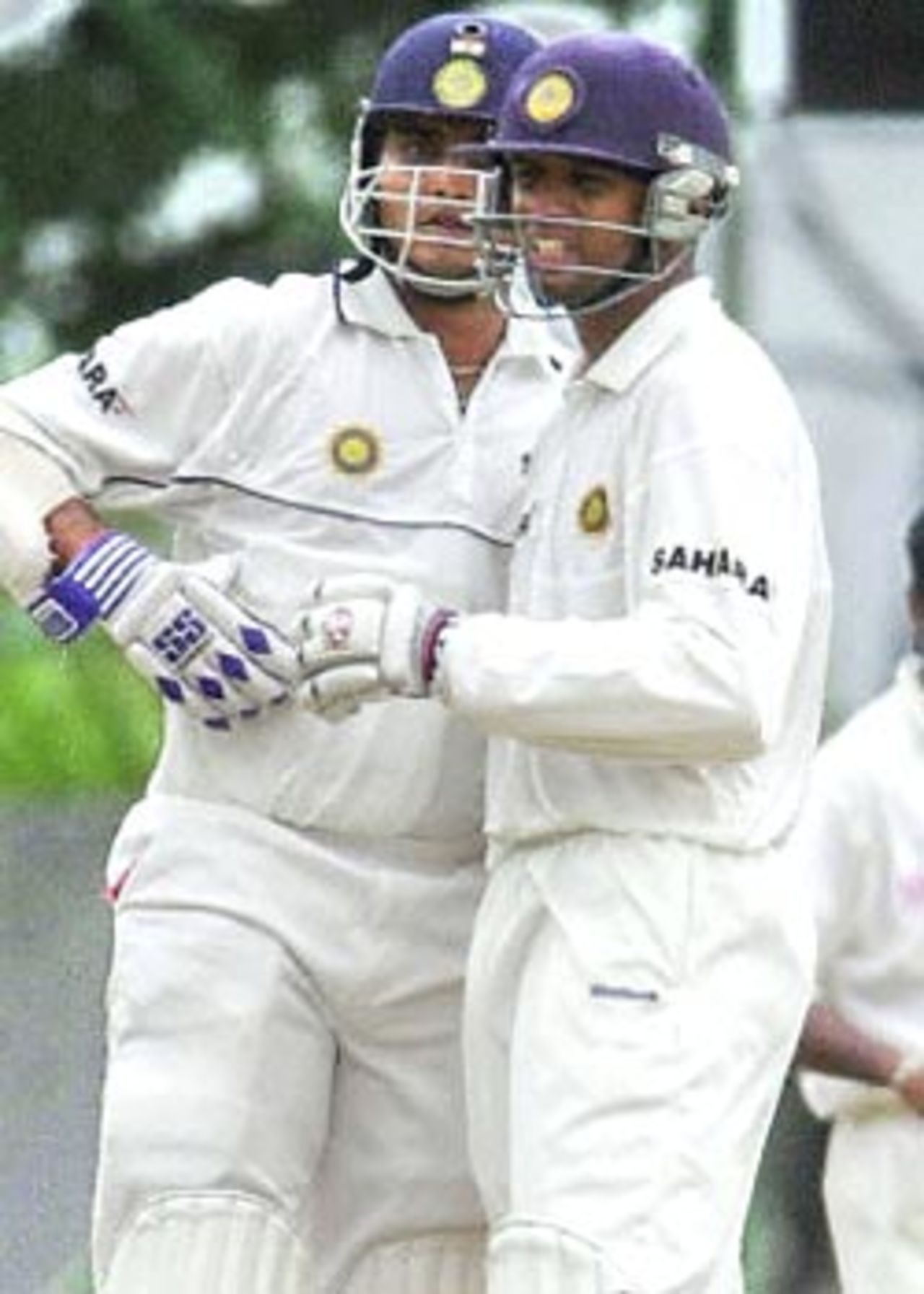 25 August 2001: India in Sri Lanka 2001, 2nd Test, Sri Lanka v India, Asgiriya Stadium, 22-26 August 2001, (Day 4)