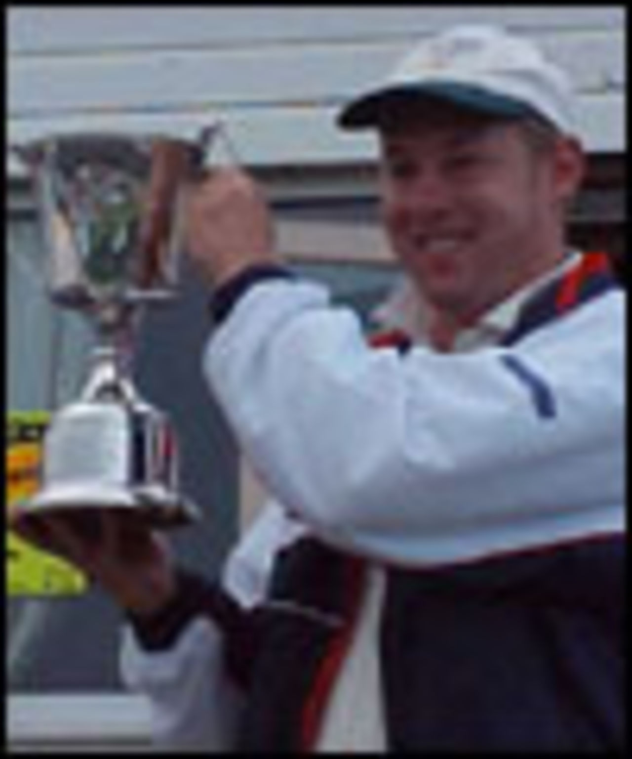 Julian Marcroft - captain of Ramsbottom, winners of the Transco Lanashire League Second XI Cup Final 2002