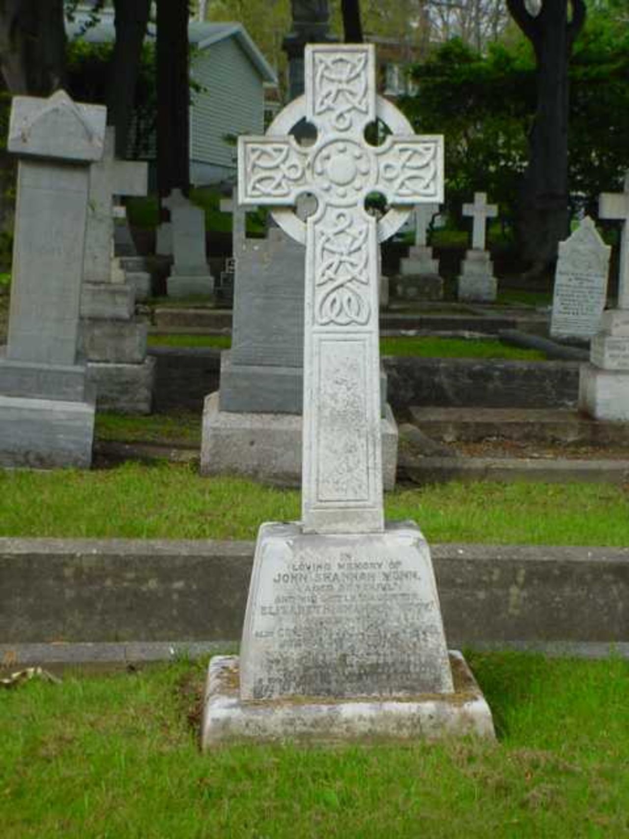 Gravestone of Newfoundland's greatest cricketer JS Munn in Anglican Cemetery, St. John's, Newfoundland. Munn played for Oxford University in the 1900 match against Cambridge.