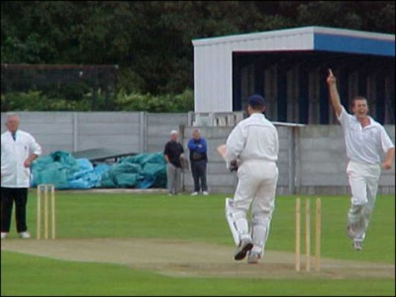 Worsley Cup 2002: An inspired spell of pace bowling by Lee Daggett captured the wickets of Aspin, Sykes, Alec Holt (pictured) and Seedle on Tuesday