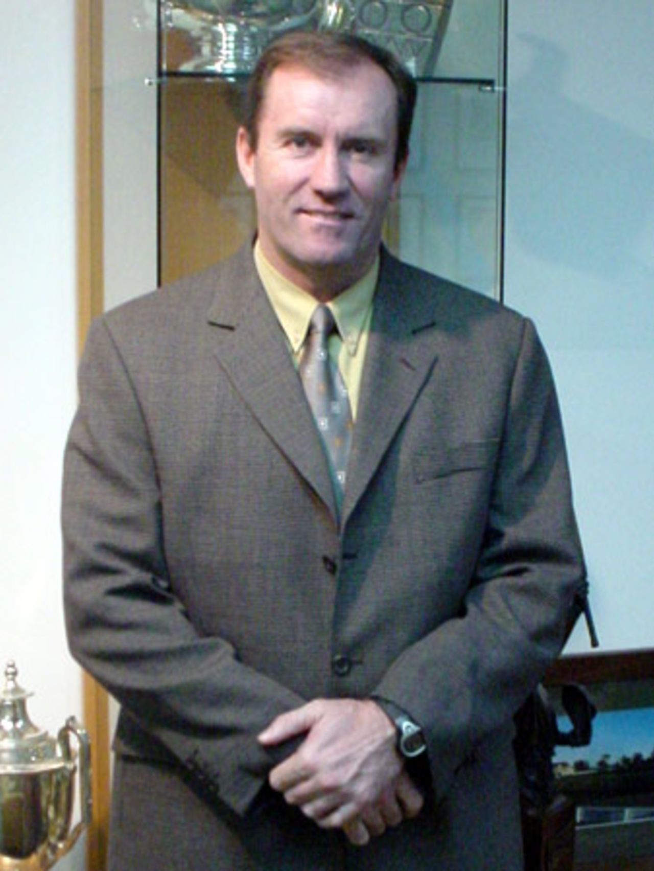 ICC security manager (Australia and New Zealand) John Rhodes during a visit to New Zealand, 16 August 2002.