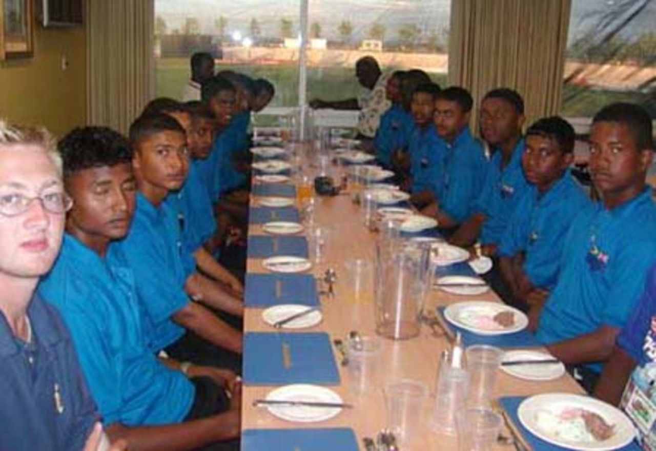 Guyanan Under 16s spend a day at The Rose Bowl before playing Hampshire Under 15s at The May's Bounty