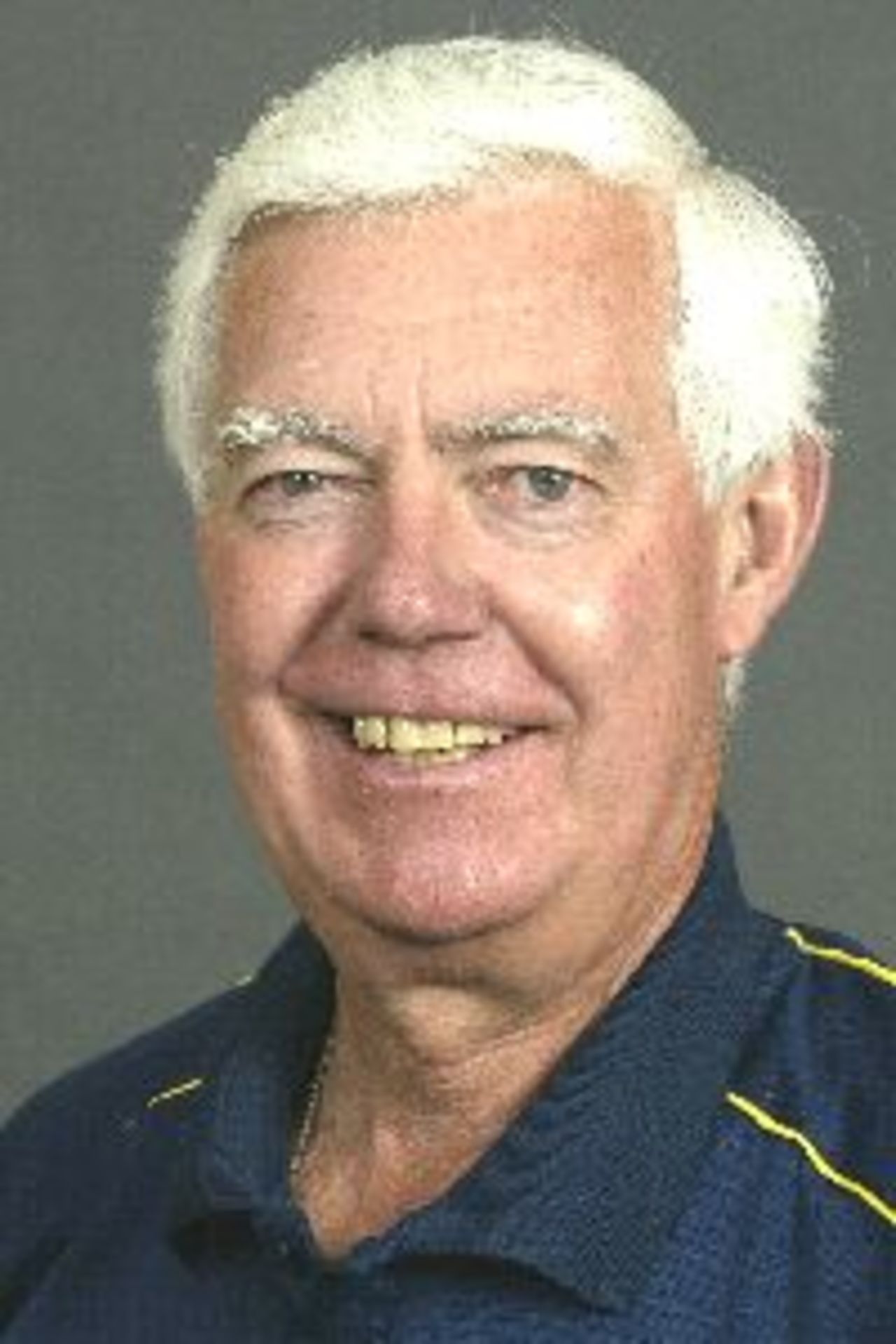 Portrait of Dick French, umpire, August 2002