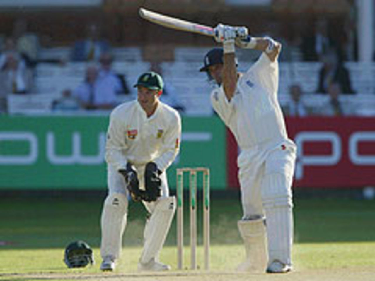 Nasser Hussain: battling rearguard on fourth morning