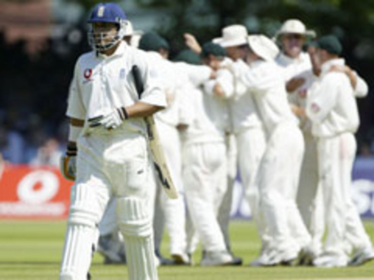 Mark Butcher heads back to the Lord's pavilion as South Africa close in on a huge victory