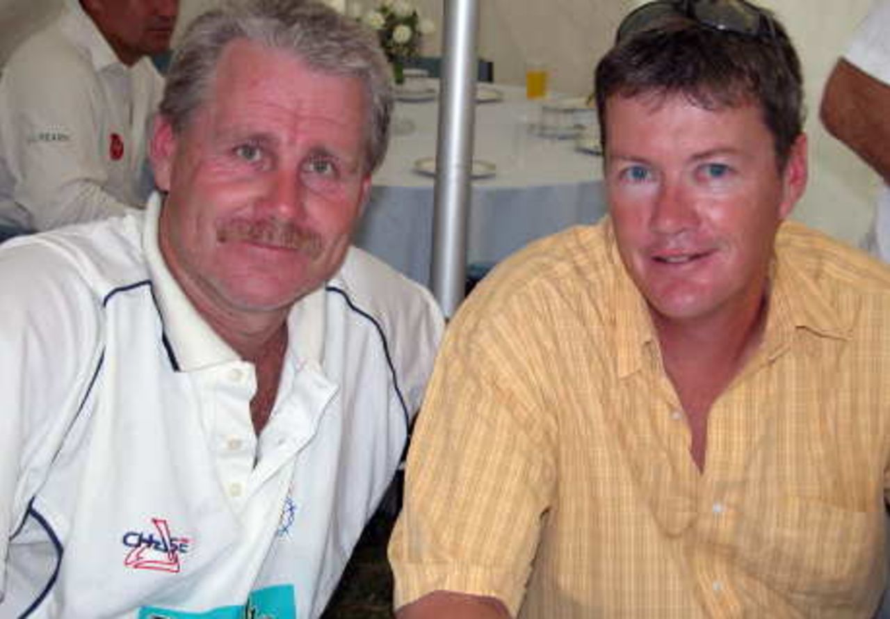 Two ol pals - Chris Smith and Paul Terry