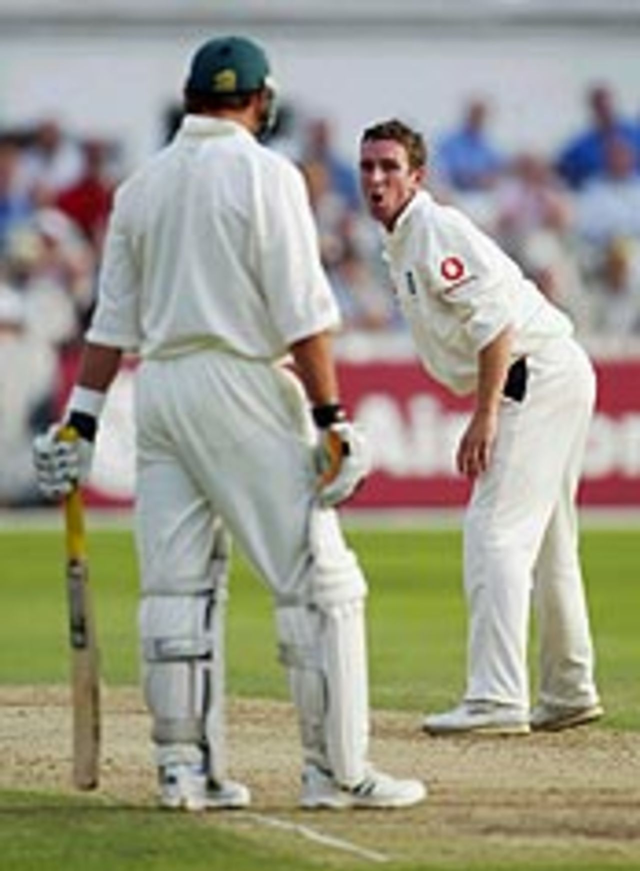 James Kirtley stares down Kallis