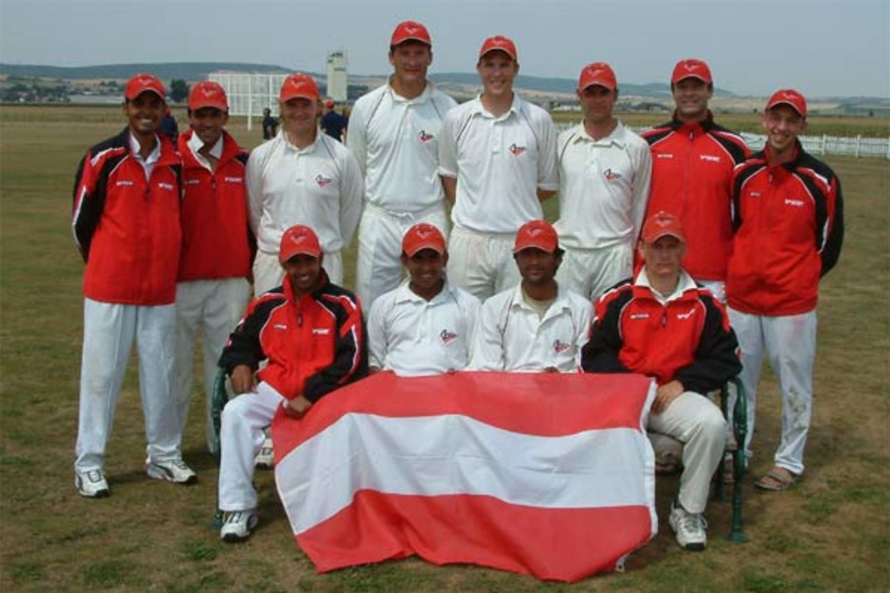 The Austrian National Team vs Malta, which won by 10 wickets, August 2003