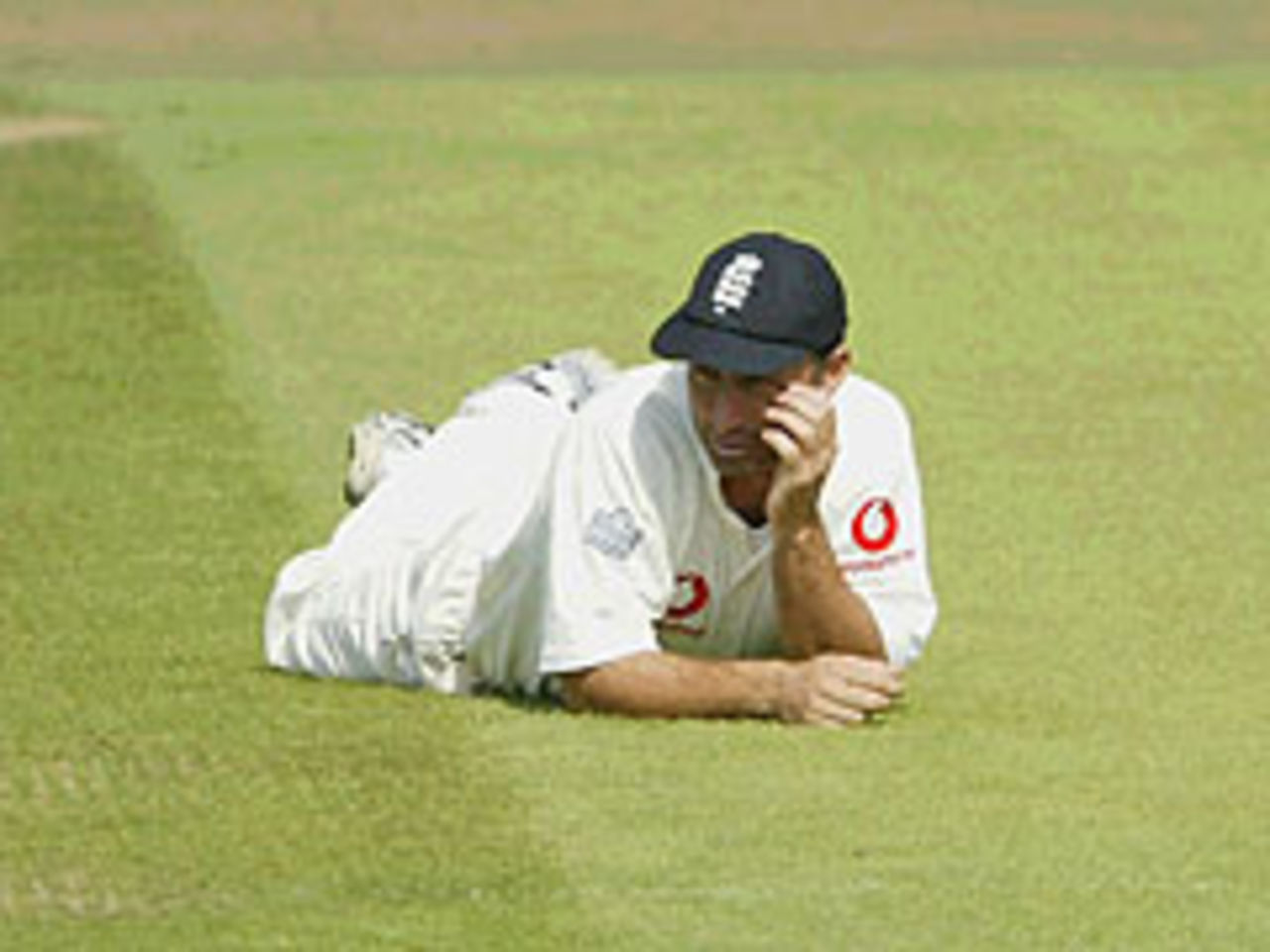 Nasser Hussain sums up England's day so far, as Andrew Hall takes the bowling to the cleaners