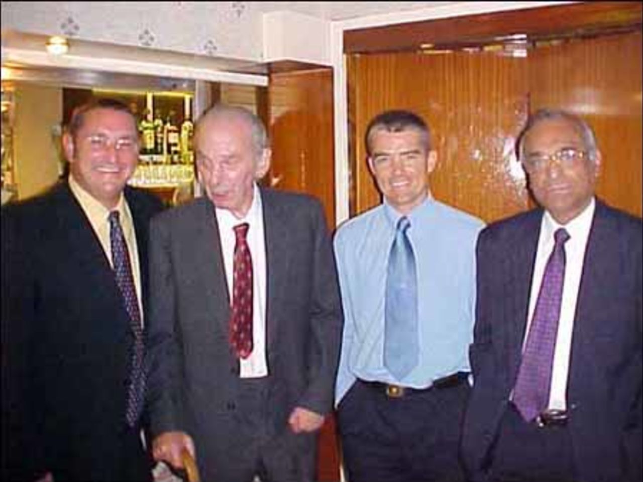 Former Haslingden professionals Ian Austin, John Ingham, Paul Strang and Ikram Elahi were in attendance at Haslingden's 150th Anniversary Dinner at Bentgate on August 29th.