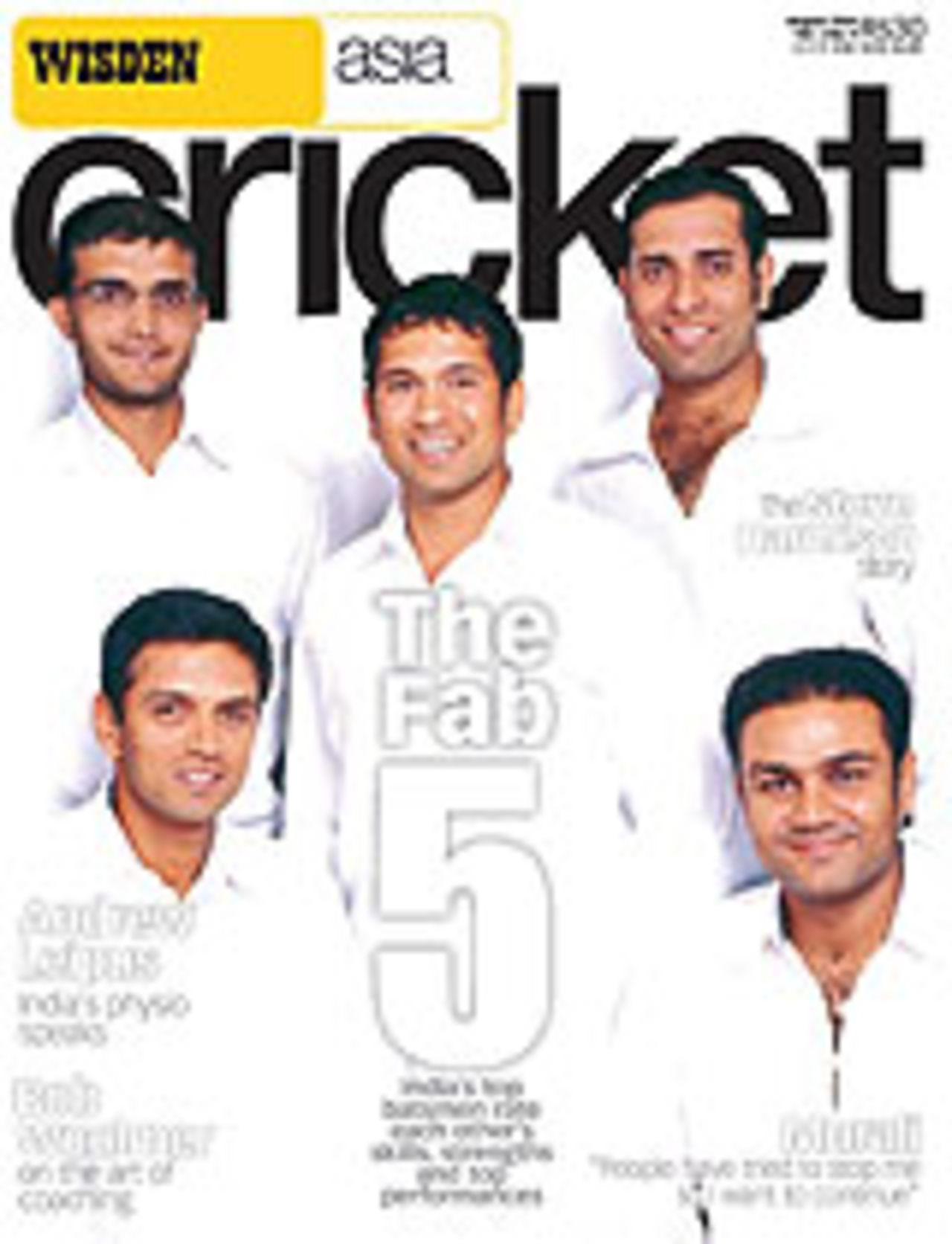Wisden Asia Cricket cover, August, 2004